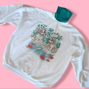 💖 SOLD ON DEPOP 💖 VINTAGE Cat 🐱 Turtle Neck
